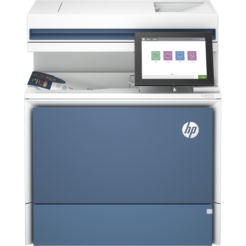 HP LaserJet Color Enterprise MFP 5800dn Colour Laser Multifunction Printer Scan Copy Ethernet USB 8 Touch Display White HP LaserJet Color Enterprise MFP 5800dn Colour Laser Multifunction Printer Scan Copy Ethernet USB 8 Touch Display White