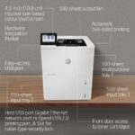 HP LaserJet Enterprise M612dn Mono Laser Printer Wi-Fi Ethernet USB Bluetooth Auto Duplex 71 ppm 1200 DPI