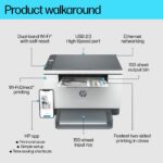 HP LaserJet MFP M234dw Wireless Laser Printer Mono Print Scan Copy Auto Duplex Ethernet USB Bluetooth Home Office