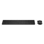 HP Multi-Device Dual-Mode Mouse and Keyboard Combo 495C Wireless 2.4GHz Bluetooth Full-size Silent Keys Black