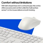 HP Multi-Device Dual-Mode Mouse and Keyboard Combo 495C Wireless 2.4GHz Bluetooth Full-size Silent Keys Black