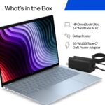 HP OmniBook Ultra 14 Laptop 14" 2K OLED Touchscreen Snapdragon X2P-64-100 16GB 512GB SSD Windows 11 Stone Blue