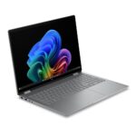 HP OmniBook X Flip 2-in-1 Laptop 16" OLED Touchscreen AMD Ryzen AI 5 16GB 512GB SSD Wi-Fi 7 Windows 11 Silver