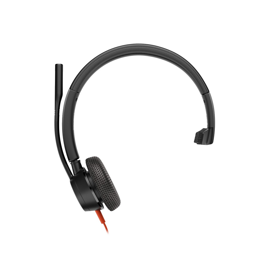 HP Poly Blackwire 3315 Monaural Headset Wired USB-C 3.5mm Boom Mic Noise Canceling Black HP Poly Blackwire 3315 Monaural Headset Wired USB-C 3.5mm Boom Mic Noise Canceling Black