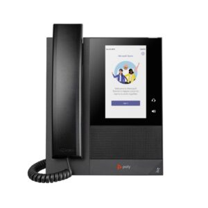 HP Poly CCX 400 Business Media Phone 5" Touchscreen 720x1280 PoE Gigabit Ethernet 24 Lines Black