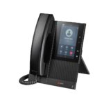 HP Poly CCX 505 Business Media Phone 5" Touchscreen 24 Lines PoE Wi-Fi Android 12 Black