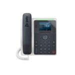 HP Poly Edge E100 IP Phone Black 2.8" Display Wired Handset Speakerphone Gigabit Ethernet