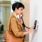 HP Poly Edge E100 IP Phone Black 2.8" Display Wired Handset Speakerphone Gigabit Ethernet