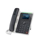 HP Poly Edge E100 IP Phone Black 2.8" Display Wired Handset Speakerphone Gigabit Ethernet