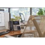 HP Poly Edge E450 IP Phone 3.5" Display 8 Lines Wi-Fi Gigabit Ethernet PoE Black