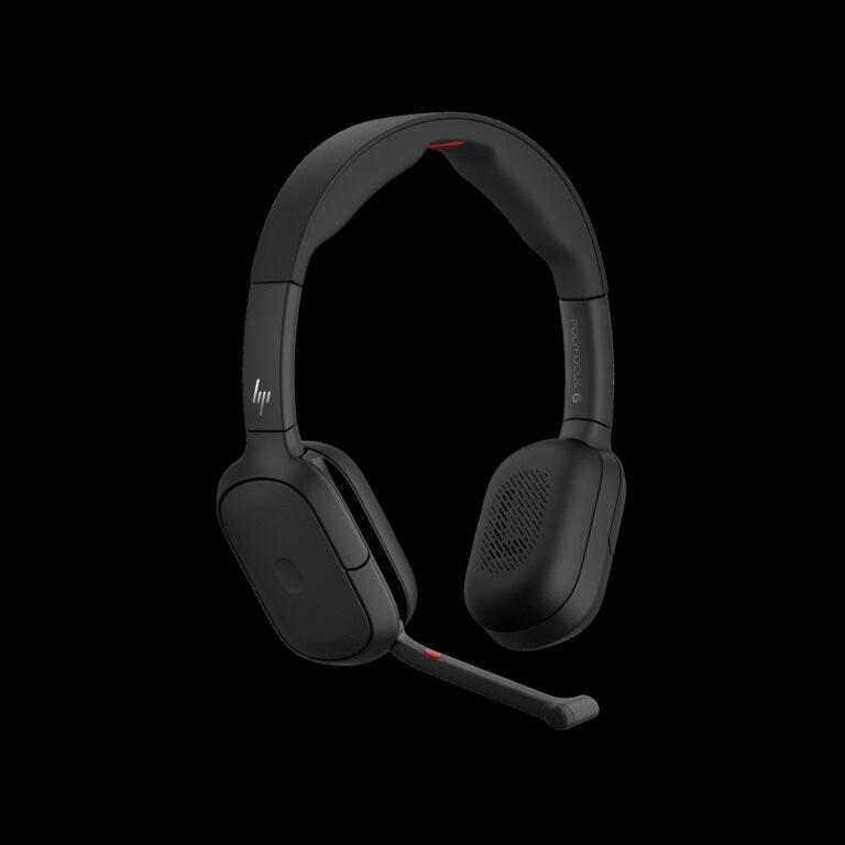 HP Poly Focus 625 Bluetooth headset with boom microphone
