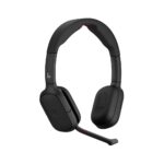 HP Poly Focus 625 Wireless Bluetooth Headset with Active Noise Cancelling and Charging Stand Black