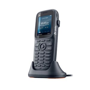 HP Poly Rove 20 DECT Phone Kit with Base Station Black 50m Indoor Range 2" Display Speakerphone