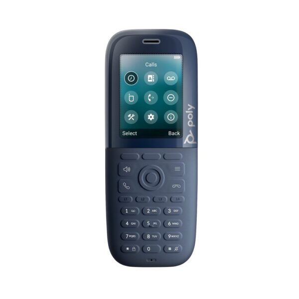 HP Poly Rove 30 DECT Phone Handset Wireless 2.4" Display 18h Talk Time Black