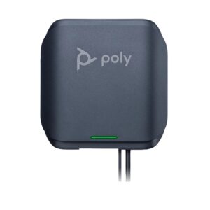 HP Poly Rove B4 DECT Base Station IP Phone 50m Range 20 Lines 1000 VoIP Accounts PoE Ethernet Black