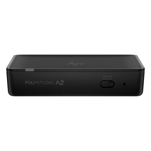 HP Poly Studio A2 Audio Bridge Black Compatible with Poly Studio G62 X72 V72 X52 V52 X32 Ethernet LAN