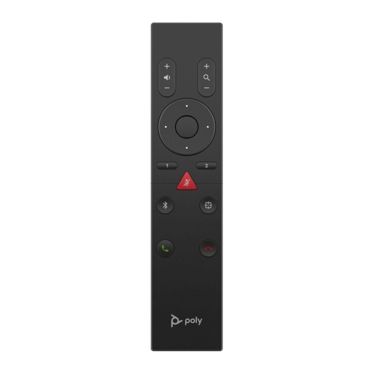 HP Poly Studio R30 USB Bluetooth Remote Control Compatible with Polycom Black