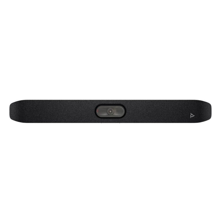 HP Poly Studio X32 Video Bar 4K Ultra HD 20 MP Camera Wi-Fi 6 Bluetooth 5.0 PoE Black