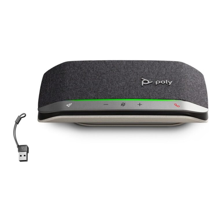 HP Poly Sync 20 Wireless Bluetooth & USB-C/USB-A Speakerphone, 20h Talk Time - Black