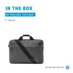 HP Prelude Topload Laptop Bag for 15.6" Laptops Gray Water Resistant