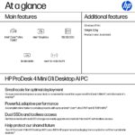 HP ProDesk 4 Mini G1i Desktop Intel Core Ultra 7 265T 16GB DDR5 512GB SSD Windows 11 Pro Black