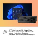 HP ProDesk 4 SFF G1i Desktop PC Intel Core Ultra 7 265 20 Core 24GB DDR5 512GB NVMe SSD Windows 11 Pro Black
