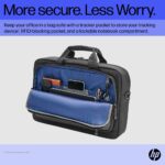 HP Renew Executive 16-inch Laptop Bag Messenger Case Water Resistant Black 100% Recycled Plastic