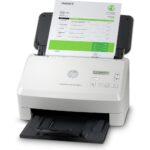 HP Scanjet Enterprise Flow 5000 s5 Sheet-fed Scanner 600 x 600 DPI 7500 Pages Daily Duty Cycle 80 Sheet Automatic Document Feeder White