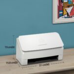 HP Scanjet Enterprise Flow 5000 s5 Sheet-fed Scanner 600 x 600 DPI 7500 Pages Daily Duty Cycle 80 Sheet Automatic Document Feeder White