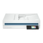 HP ScanJet Enterprise Flow N6600 fnw1 Flatbed Scanner Wi-Fi Ethernet 1200 DPI 50 ppm 8000 Daily Duty Cycle White