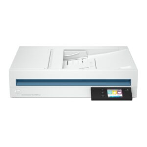 HP ScanJet Enterprise Flow N6600 fnw1 Flatbed Scanner Wi-Fi Ethernet 1200 DPI 50 ppm 8000 Daily Duty Cycle White