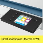 HP ScanJet Enterprise Flow N6600 fnw1 Flatbed Scanner Wi-Fi Ethernet 1200 DPI 50 ppm 8000 Daily Duty Cycle White