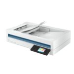 HP ScanJet Enterprise Flow N6600 fnw1 Flatbed Scanner Wi-Fi Ethernet 1200 DPI 50 ppm 8000 Daily Duty Cycle White