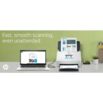 HP Scanjet Enterprise Flow N7000 Scanner 75 ppm 150 ipm 600x600 DPI 7500 Duty Cycle 80 Sheet ADF Wi-Fi Ethernet USB