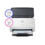 HP Scanjet Pro 2000 s2 Sheet-fed Scanner 50 Sheet Auto Document Feeder 35 ppm Duplex 600 DPI Black White