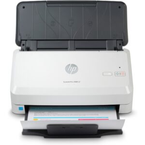 HP Scanjet Pro 2000 s2 Sheet-fed Scanner 50 Sheet Auto Document Feeder 35 ppm Duplex 600 DPI Black White