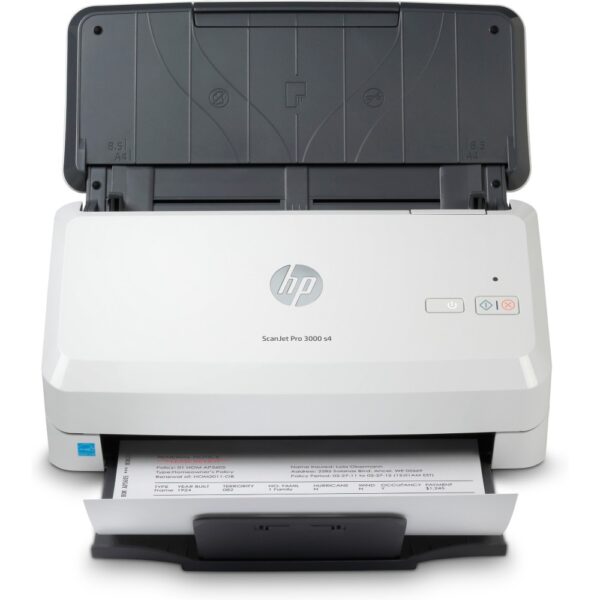 HP Scanjet Pro 3000 s4 Sheet-fed Scanner 600x600 DPI 40 ppm 50 Sheet ADF Duplex Color USB 3.2 A4