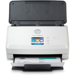 HP ScanJet Pro N4000 snw1 Sheet-fed Scanner Colour Duplex 50-Sheet ADF Wi-Fi Ethernet USB 40 ppm 4000 Page Duty Cycle Black
