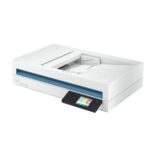 HP ScanJet Pro N4600 fnw1 Flatbed Scanner ADF 1200 DPI Wi-Fi Ethernet USB 40 ppm 80 ipm 100 Sheets White