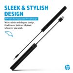 HP Slim Rechargeable Pen Charger USB Wired Dock for Stylus 0.15 m Black