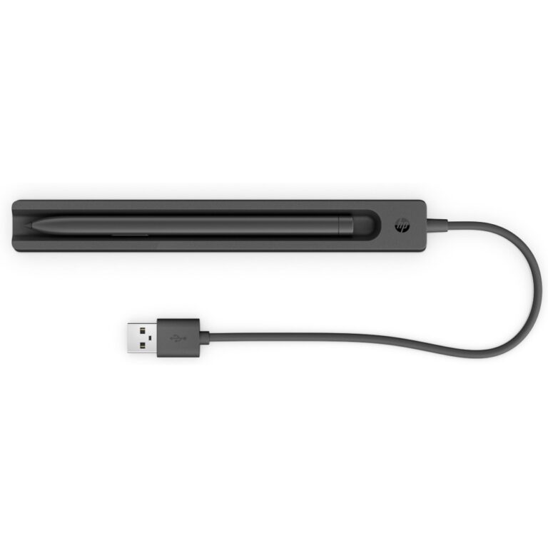 HP Slim Rechargeable Pen Charger USB Wired Dock for Stylus 0.15 m Black