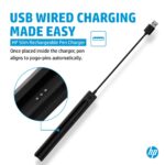 HP Slim Rechargeable Pen Charger USB Wired Dock for Stylus 0.15 m Black