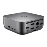 HP Thunderbolt 4 Ultra G6 Dock 180W Power Delivery HDMI 2.1 DisplayPort 1.4 Ethernet Grey
