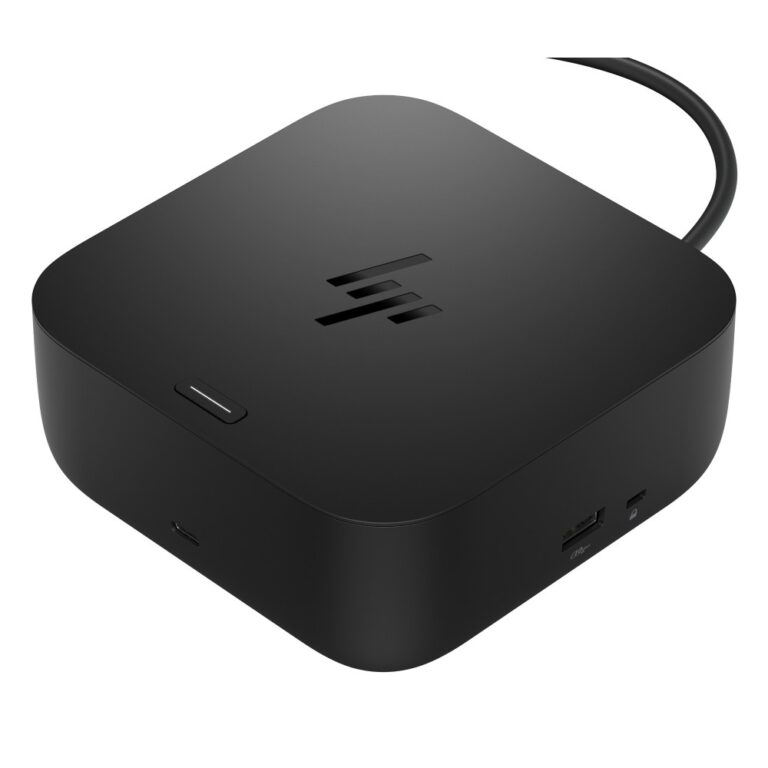HP USB-C 100W G6 Docking Station with 4K HDMI 2.1 2x DisplayPort 1.4 2.5GbE Ethernet and USB 3.2 Ports for HP PCs Black