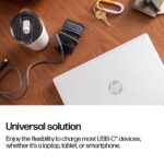 HP USB-C 65W Laptop Charger Black AC Adapter with 0.18m Cable