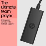 HP USB-C to DisplayPort Adapter G2 8K DisplayPort 1.4 Black