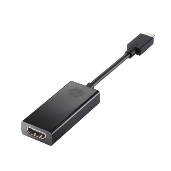 HP USB-C to HDMI 2.0 Adapter Black Compatible with Windows 10 11 and ChromeOS