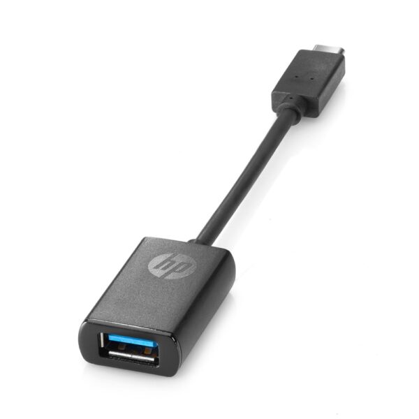 HP USB-C to USB 3.0 Adapter 0.14 m USB 3.2 Gen 1 Black for Pro Tablet 608 G1
