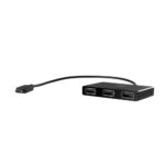 HP USB-C to USB-A Hub 3 Ports USB 3.2 Gen 1 Black Adapter
