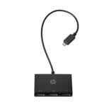 HP USB-C to USB-A Hub 3 Ports USB 3.2 Gen 1 Black Adapter